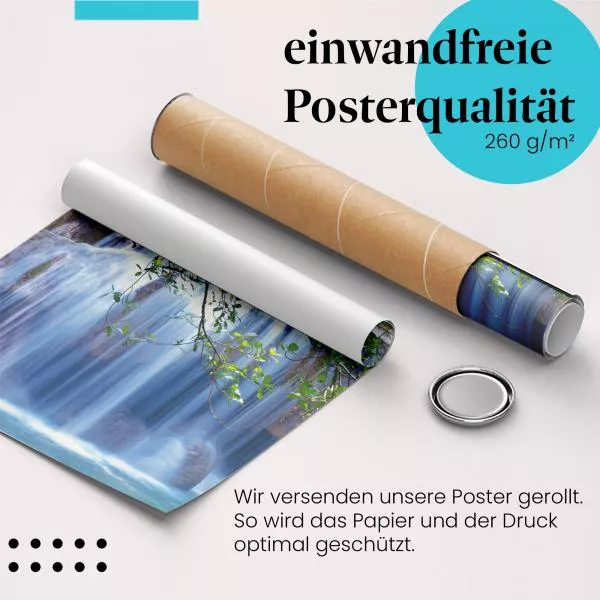 Magischer Wasserfall: Oase im Dschungel | Postereck 0632 Magischer Wasserfall: Oase im Dschungel | Postereck 0632